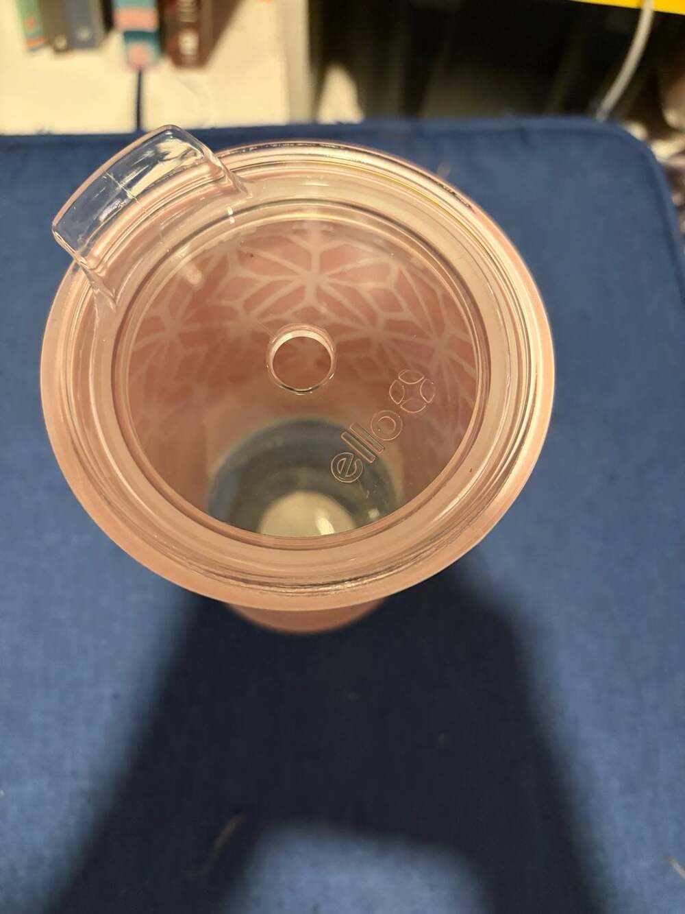Ello Glass Tumbler Pink Silicone Sleeve with Lid